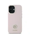 Kup Etui Guess GUHCP16SM4DGPP Apple iPhone 16 hardcase Silicone Logo Strass 4G jasnoróżowy/pink - GUE4105 - {ean13} - Sklep Home Screen