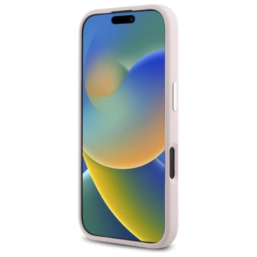 Kup Guess GUHCP16SM4DGPP Apple iPhone 16 husă din silicon cu logo strass 4G roz - GUE4105 - {ean13} - Sklep Home Screen