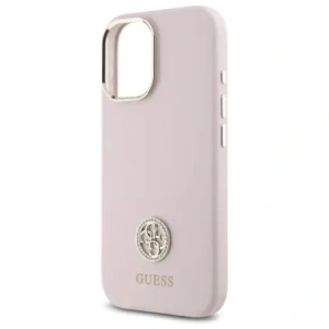 Kup Etui Guess GUHCP16SM4DGPP Apple iPhone 16 hardcase silikonové logo strass 4G jasně růžové/pink - GUE4105 - {ean13} - Sklep Home Screen