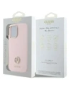 Buy Guess GUHCP16SM4DGPP Apple iPhone 16 hardcase Silicone Logo Strass 4G pink - GUE4105 - {ean13} - Home Screen Store Europe