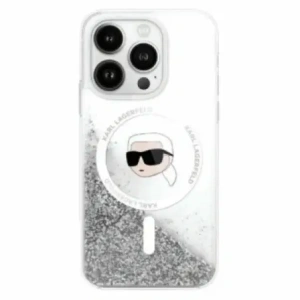 Kup Etui Karl Lagerfeld KLHMP16LLGKISGH Apple iPhone 16 Pro hardcase Liquid Glitter Karl Head Magsafe transparent - KLD21799 - {ean13} - Sklep Home Screen