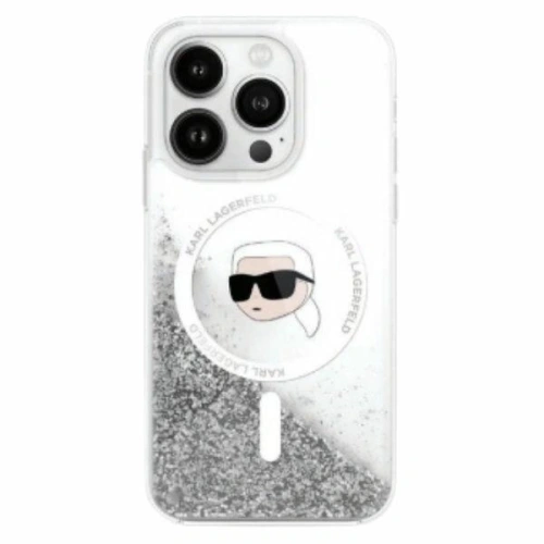 Kup Etui Karl Lagerfeld KLHMP16LLGKISGH Apple iPhone 16 Pro hardcase Liquid Glitter Karl Head Magsafe transparent - KLD21799 - {ean13} - Sklep Home Screen