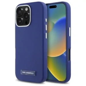 Kup Etui Karl Lagerfeld KLHMP16LPGMSRPB Apple iPhone 16 Pro hardcase FW Metal Plate MagSafe modrý/blue - KLD21800 - {ean13} - Sklep Home Screen