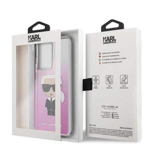 Buy Karl Lagerfeld KLHCS69TRDFKPI S20 Ultra G988 pink Karl Ikonik - KLD249PNK - {ean13} - Home Screen Store Europe