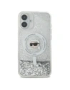 Buy Karl Lagerfeld KLHMP16MLGKISGH Apple iPhone 16 Plus hardcase Liquid Glitter Karl Head Magsafe transparent - KLD21803 - {ean13} - Home Screen Store Europe