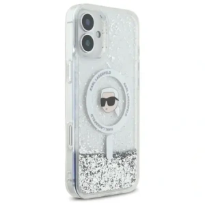 Kup Karl Lagerfeld KLHMP16MLGKISGH Apple iPhone 16 Plus hardcase Liquid Glitter Karl Head Magsafe transparent - KLD21803 - {ean13} - Sklep Home Screen