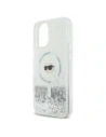 Buy Karl Lagerfeld KLHMP16MLGKISGH Apple iPhone 16 Plus hardcase Liquid Glitter Karl Head Magsafe transparent - KLD21803 - {ean13} - Home Screen Store Europe