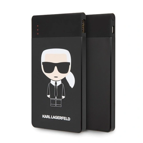 Kup Karl Lagerfeld Powerbank KLPB4KFKIKBK 4000 mAh czarny/black Karl Iconic - KLD251BLK - {ean13} - Sklep Home Screen