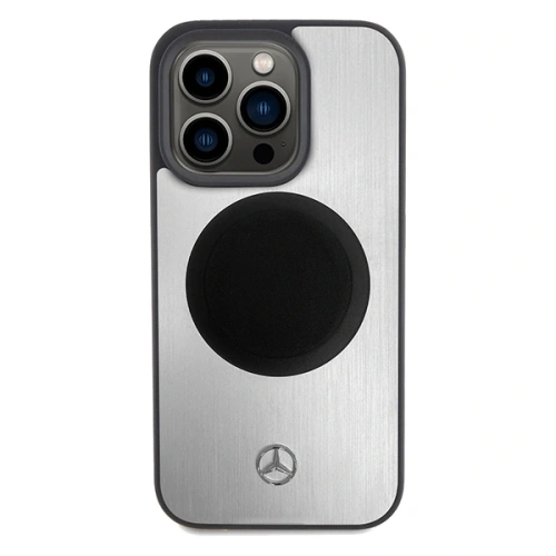 Kup Mercedes MEHMP15X23ACMS Apple iPhone 15 Pro Max Hardcase Leder&Alu MagSafe silber - MRS231 - {ean13} - Sklep Home Screen