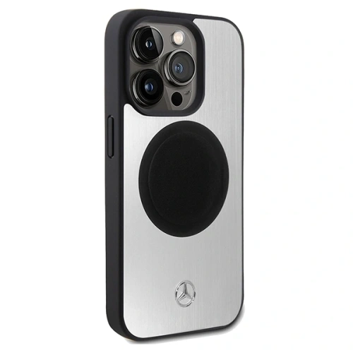 Kup Mercedes MEHMP15X23ACMS Apple iPhone 15 Pro Max Hardcase Leder&Alu MagSafe silber - MRS231 - {ean13} - Sklep Home Screen