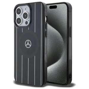 Kup Mercedes MEHMP15X23HRSK Apple iPhone 15 Pro Max kemény tok Dupla Réteg Keresztezett Vonalak MagSafe fekete - MRS232 - {ean13} - Sklep Home Screen