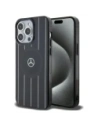 Etui Mercedes MEHMP15X23HRSK Apple iPhone 15 Pro Max hardcase Double Layer Crossed Lines MagSafe černý/black