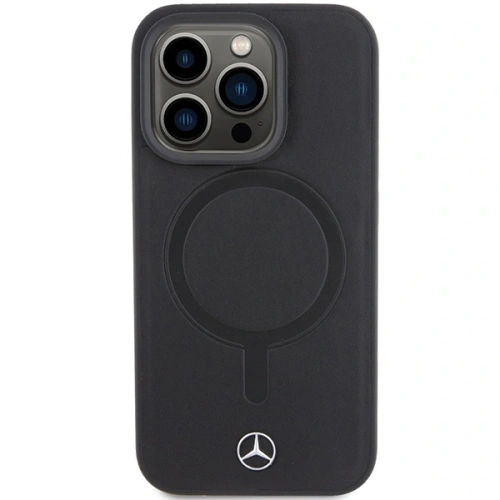 Kup Etui Mercedes MEHMP15X23RCMK Apple iPhone 15 Pro Max hardcase Smooth Leather MagSafe czarny/black - MRS233 - {ean13} - Sklep Home Screen
