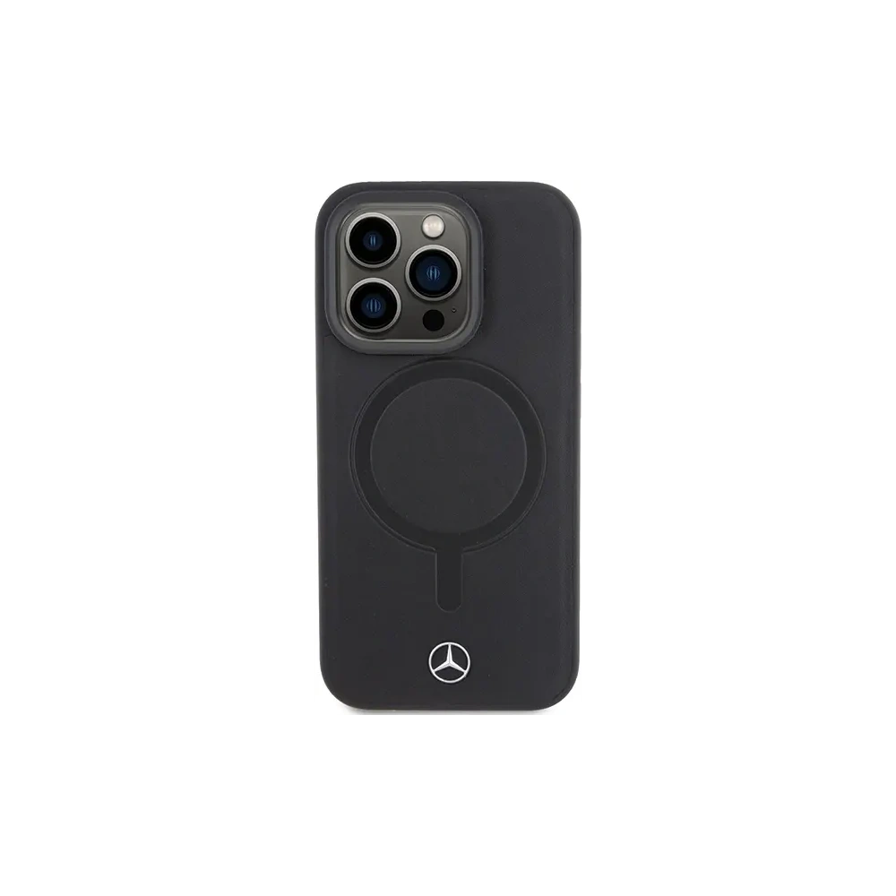 Etui Mercedes MEHMP15X23RCMK Apple iPhone 15 Pro Max hardcase Smooth Leather MagSafe czarny/black