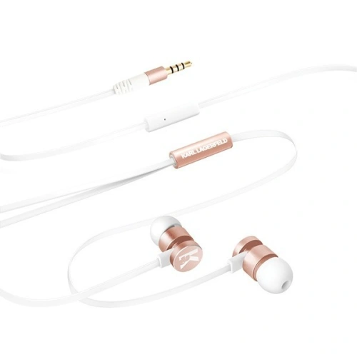 Buy Karl Lagerfeld Earbuds KLEPWIRG rosegold 3,5mm - KLD252RS - {ean13} - Home Screen Store Europe