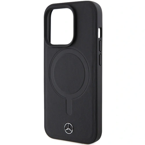 Kup Mercedes MEHMP15X23RCMK Apple iPhone 15 Pro Max Hartschale Glattes Leder MagSafe schwarz - MRS233 - {ean13} - Sklep Home Screen
