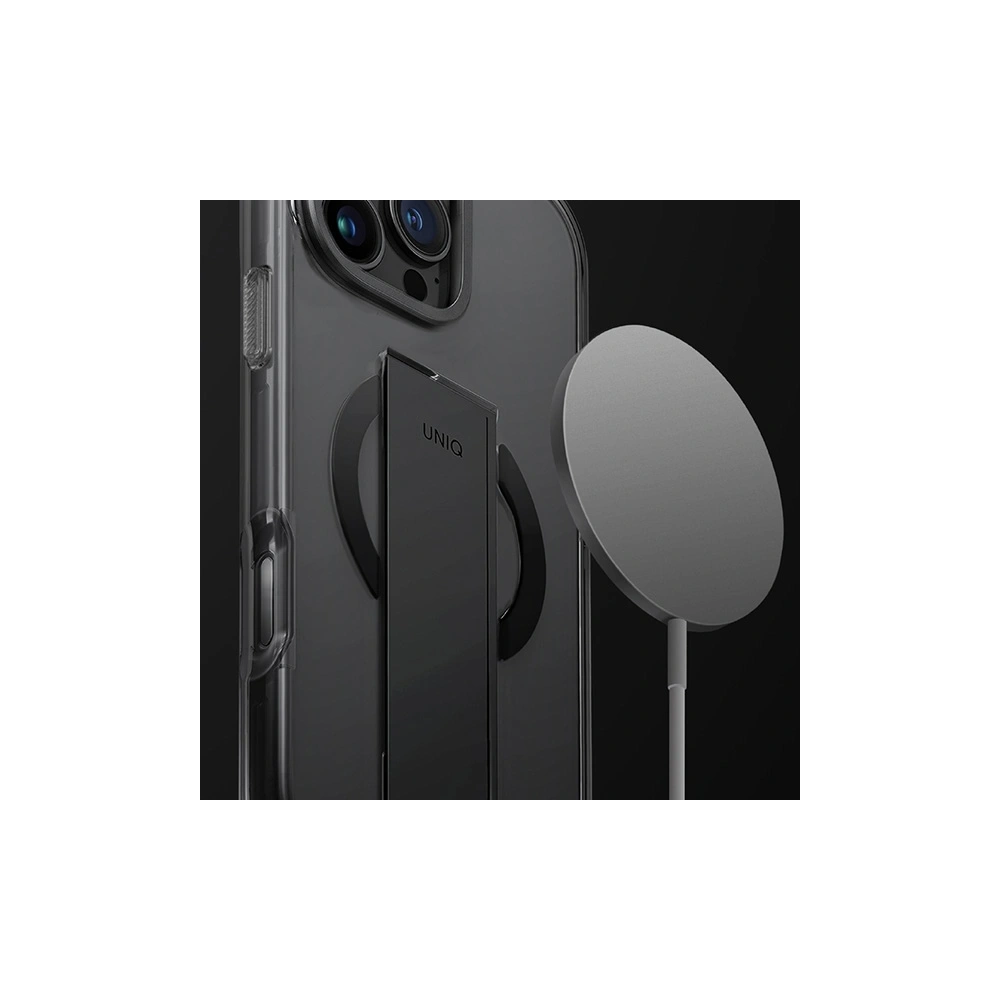 Etui UNIQ Heldro Max Apple iPhone 16 Pro Max Magclick Charging złoty/taupe gold