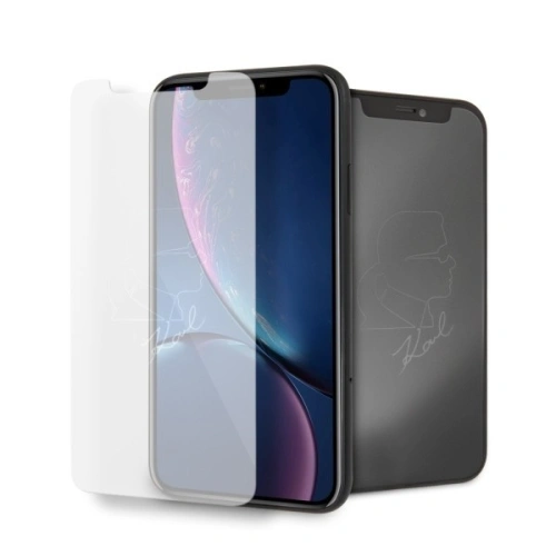 Kup Karl Lagerfeld sticlă securizată iPhone Xr KLTGMI61TR Silohouette Magic Logo - KLD254 - {ean13} - Sklep Home Screen