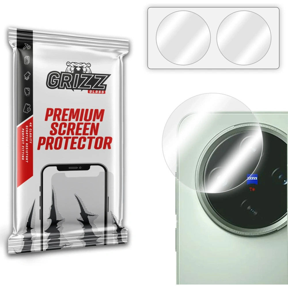 Szkło na aparat GrizzGlass HybridGlass Camera do Vivo X200 Pro mini