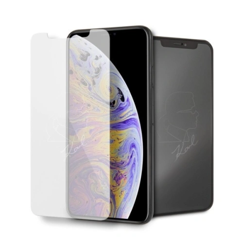 Kup Karl Lagerfeld iPhone Xs Max KLTGMI65TR Silohouette Magic Logo gehärtetes Glas - KLD255 - {ean13} - Sklep Home Screen