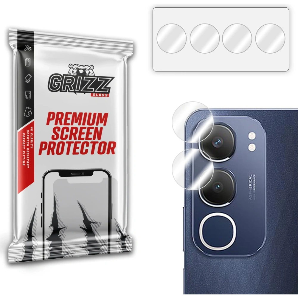 Szkło na aparat GrizzGlass HybridGlass Camera do Vivo Y19s