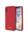 Etui Guess GUHCPXLSGLRE Apple iPhone X/XS červené/hard case silikonové