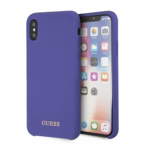 Kup Etui Guess GUHCPXLSGLUV Apple iPhone X/XS violet/hard case din silicon - GUE333PRP - {ean13} - Sklep Home Screen