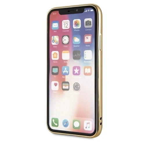 Kup Etui Guess GUHCPXPEOLGGO Apple iPhone X/XS zlatý/gold tvrdý kryt 4G Peony Liquid Glitter - GUE334GLD - {ean13} - Sklep Home Screen