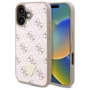 Buy Guess GUHCP16SPG4GPH Apple iPhone 16 hardcase New 4G Triangle white - GUE4106 - {ean13} - Home Screen Store Europe