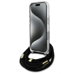 Kup Guess GUHCP16XHC4SEK Apple iPhone 16 Pro Max keménytok Crossbody Kábel 4G Nyomtatás fekete - GUE4108 - {ean13} - Sklep Home Screen