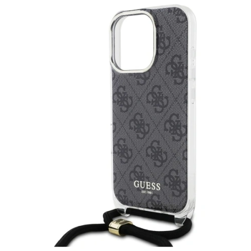 Kup Guess GUHCP16XHC4SEK Apple iPhone 16 Pro Max Hardcase Crossbody Cord 4G Print schwarz - GUE4108 - {ean13} - Sklep Home Screen