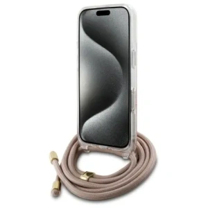 Kup Guess GUHCP16XHC4SEP Apple iPhone 16 Pro Max Hartschalen-Crossbody-Kordel 4G Druck pink - GUE4109 - {ean13} - Sklep Home Screen