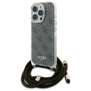Kup Etui Guess GUHCP16XHC4SEW Apple iPhone 16 Pro Max hardcase Crossbody Cord 4G Print brązowy/brown - GUE4110 - {ean13} - Sklep Home Screen