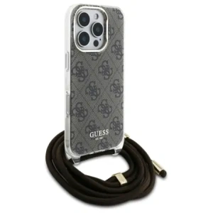 Kup Etui Guess GUHCP16XHC4SEW Apple iPhone 16 Pro Max hardcase Crossbody Cord 4G Print brązowy/brown - GUE4110 - {ean13} - Sklep Home Screen