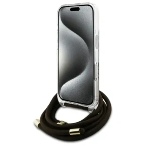 Kup Guess GUHCP16XHC4SEW Apple iPhone 16 Pro Max husă din plastic Crossbody Cord 4G Print maro - GUE4110 - {ean13} - Sklep Home Screen