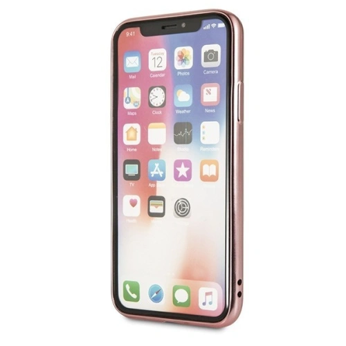 Kup Etui Guess GUHCPXPEOLGPI Apple iPhone X/XS růžový/pink hard case 4G Peony Liquid Glitter - GUE335PNK - {ean13} - Sklep Home Screen