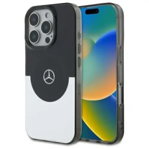 Buy Mercedes MEHMP16L23HBIGK Apple iPhone 16 Pro hardcase Double Layer BiColor MagSafe black silver - MRS240 - {ean13} - Home Screen Store Europe