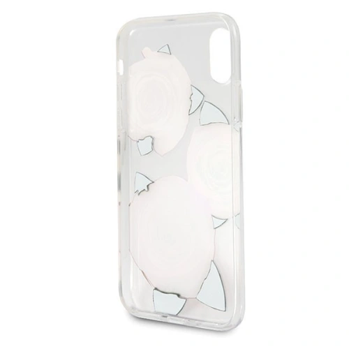 Kup Etui Guess GUHCPXROSTR Apple iPhone X transparent hard case Flower Desire red rose - GUE336CL - {ean13} - Sklep Home Screen