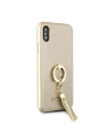 Kup Etui Guess GUHCPXRSSABE Apple iPhone X/XS beige/beżowy hard case Saffiano with ring stand - GUE337BEI - {ean13} - Sklep Home Screen