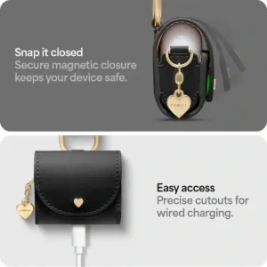 Kup Spigen Cyrill Mini Tasche Apple AirPods 4 Schwarz - SPN16527 - {ean13} - Sklep Home Screen