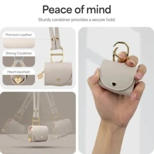 Kup Spigen Cyrill Mini Bag Apple AirPods 4 Dunkel Beige - SPN16528 - {ean13} - Sklep Home Screen
