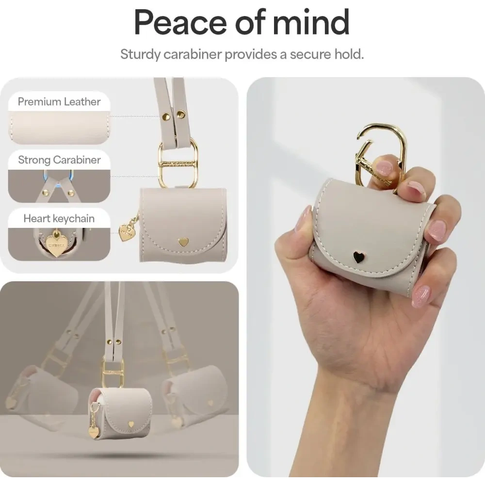 Etui Spigen Cyrill Mini Bag Apple AirPods 4 Dark Beige