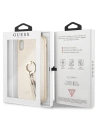 Kup Etui Guess GUHCPXRSSABE Apple iPhone X/XS beige/beżowy hard case Saffiano with ring stand - GUE337BEI - {ean13} - Sklep Home Screen