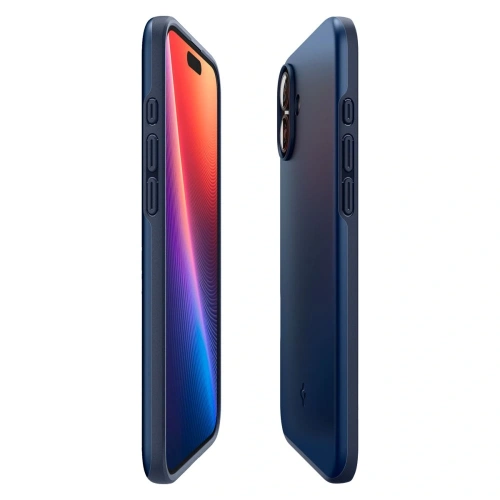Kup Etui Spigen Thin Fit Mag MagSafe Apple iPhone 16 Navy Blue - SPN16530 - {ean13} - Sklep Home Screen