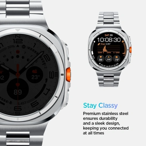 Kup Spigen Modern Fit Band Samsung Galaxy Watch Ultra 47mm Ezüst - SPN16531 - {ean13} - Sklep Home Screen