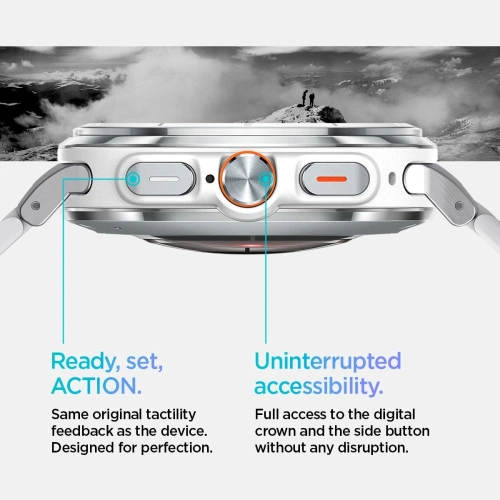Kup Spigen Modern Fit Band Samsung Galaxy Watch Ultra 47mm Argintiu - SPN16531 - {ean13} - Sklep Home Screen