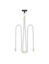 Smyčec / pásek Tech-Protect C2S Rope Crossbody Strap Crayon Grey/gold