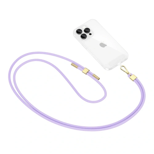 Kup Smycz / pasek Tech-Protect C2S Rope Crossbody Strap Lavender/gold - THP3453 - {ean13} - Sklep Home Screen