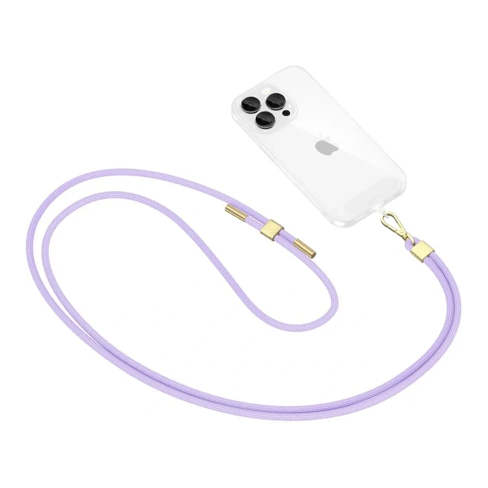 Smycz / pasek Tech-Protect C2S Rope Crossbody Strap Lavender/gold