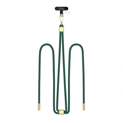 Kup Smycz / pasek Tech-Protect C2S Rope Crossbody Strap Hunter Green/gold - THP3455 - {ean13} - Sklep Home Screen
